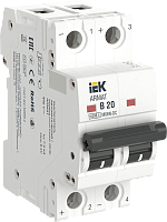 ARMAT Авт. выкл. M06N-DC 2P B 20А IEK | код AR-M06N-2-B020DC | IEK