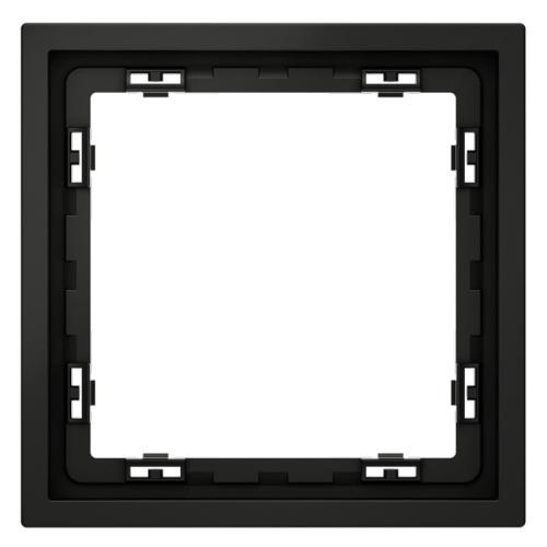 Рамка 1-м S70 пластик. черн. матов. Voltum VLS100108 фото 2