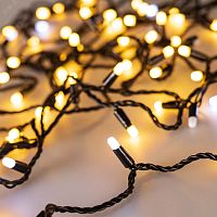 Гирлянда светодиодная декоративная ARD-STRING-CLASSIC-10000-BLACK-100LED-MILK-FLASH Warm (230V, 7W) (ARDCL, IP65) | код 31208 | Arlight