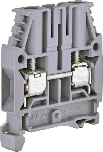 Клемма винтовая ESC-CBC.6 (6 мм2, серая) | код 003903002 | ETI Клемма винтовая ESC-CBC.6 (6 мм2, серая) | код 003903002 | ETI