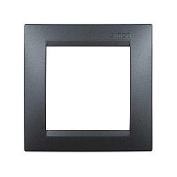15 Рамка на 1 пост, графит | код 1500610-038 | Simon
