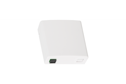 Розетка оптическая NIKOMAX (кросс), укомплектованная на 1 порт SC/APC, SM 9/125 OS2, пластиковая, белая, в комплекте: адаптер, монтажный шнур 1м, гильзы | код NMF-WO01SCAS2-CS-WT | NIKOMAX