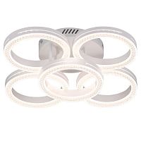 Светильник светодиодный Juniper 6187-701 LED 75Вт 3000-6000К потолочн. бел. с пультом Rivoli Б0068407