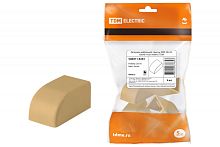 Заглушка кабельной трассы КМЗ 25х16 сосна (4 шт./комп.) TDM | код SQ0411-0233 | TDM