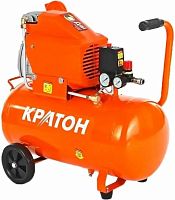Компрессор поршневой Кратон AC-280-40-DD масляный 280л/мин 40л 2000Вт оранжевый | код 1882681 | КРАТОН
