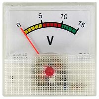 Вольтметр RUICHI Вольтметр 15В (40х40) | код 57965 | Ruichi