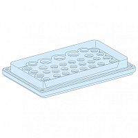 Панель cальник. 39 отв. для 3каб. d14-26мм+4каб. d10-20мм+32каб. d7-16мм Prisma Plus | код. 08898 | Schneider Electric
