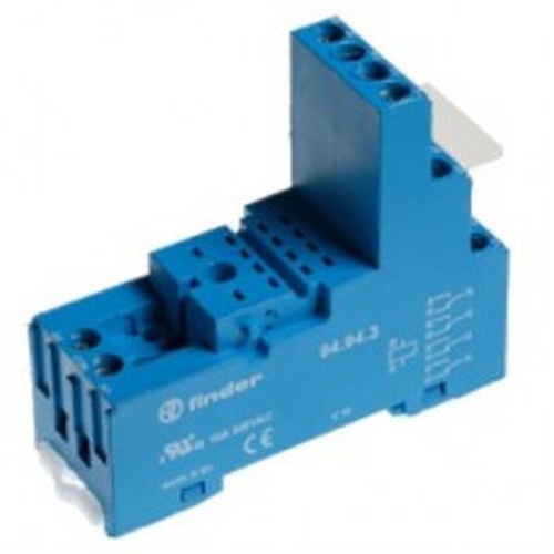 Розетка с винтовыми клеммами (с зажимной клетью) | код 94943SMA | FINDER Розетка с винтовыми клеммами (с зажимной клетью) | код 94943SMA | FINDER