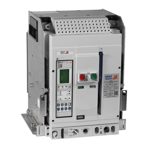 Выключатель автоматический OptiMat A-400-S1-4P-50-D-MR8.2-B-C2200-M2-P05-S2-06 | код 366279 | КЭАЗ