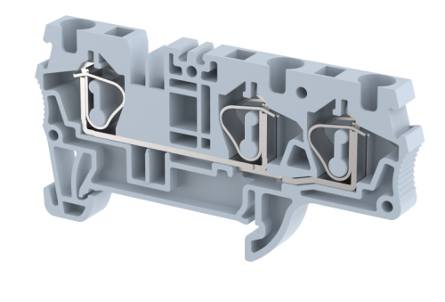 Клемма проходная пружинная 10 мм2, на 3 подключения, красная SQ10-1X2-RED | код 2105050002 | Elmex Клемма проходная пружинная 10 мм2, на 3 подключения, красная SQ10-1X2-RED | код 2105050002 | Elmex