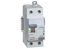 Дифференциальный выключатель нагрузки DX3 2 полюса, 25А, Тип AC, 100мА | код. 411514 | Legrand