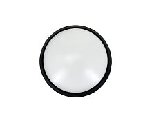 Светильник светодиодный WP 15 C 18W OP 840 D220 BK 220х80мм 18Вт 4000К IP65 ЖКХ круглый пылевлагозащ. черн. Русский Свет 15071524505