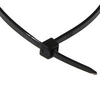 Стяжка кабельная нейлоновая неразъемная RUICHI, 150x3 мм, чёрная, упаковка 100 шт. | код 108871 | Ruichi