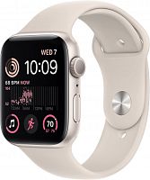 Смарт-часы Apple Watch SE 2022 A2723 44мм OLED корп.сияющая звезда рем.сияющая звезда разм.брасл.:O/S (MNJX3ZP/A) | код 1964006 | APPLE