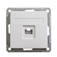 Розетка компьютерная 1xRJ45 Cat.5 W59, белый | код. RSI-152K5E-1-86 | Schneider Electric