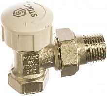 Клапан термостатический угловой 1/2 (SVT-0002-000015) | код RG008Q0LA780KS | STOUT