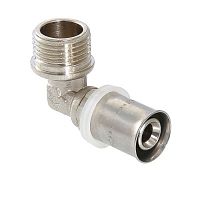 Угольник пресс с переходом на нар. р. 26х3/4" | код. VTm.253.N.002605 | VALTEC