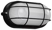 Светильник НПП1402 черный/овал с реш.60Вт IP54 | код. LNPP0-1402-1-060-K02 | IEK