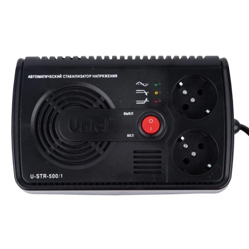 Стабилизатор напряжения U-STR-500/1 серии Standard — Courage 500 ВА | код 9619 | Uniel фото 2