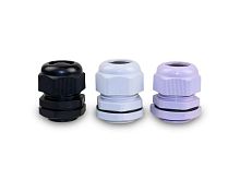 Кабельный ввод М20 пластик IP68 серый | код zeta30902 | ЗЭТАРУС