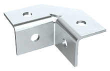 Соединит. угловой 90град. для STRUT-профиля HDZ IEK | код CSE10-U-90-HDZ | IEK