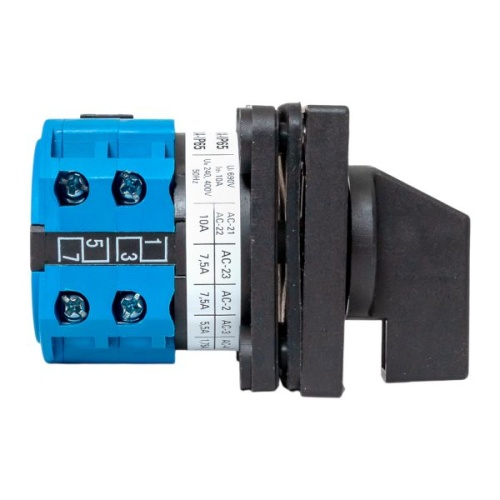 Переключатель кулачковый ПК-1-73 10А 3P для вольтметра (линейное напряжение) IP65 EKF | код pk-1-73-10-65 | EKF фото 4