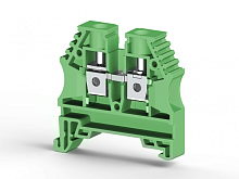 304 142, Клеммник на DIN-рейку 6мм.кв. (зеленый), AVK6 (RP) | код 0.0.0.3.04142RP | KLEMSAN