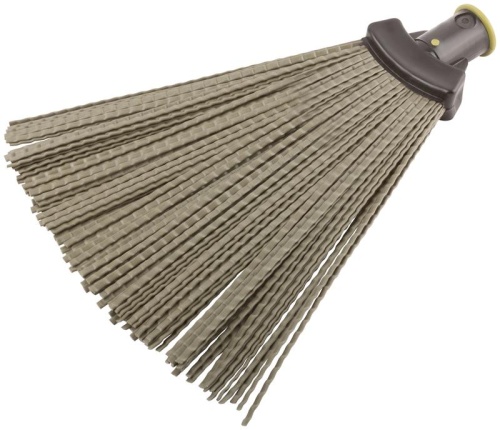 Метла веерная №2 240х340мм посадочный d25мм пластик. КУРС 68066
