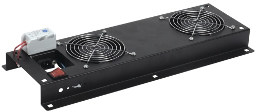 ITK Вентиляторная панель с выключателем и термостатом 2 модуля черная | код FM05-22M | IEK ITK Вентиляторная панель с выключателем и термостатом 2 модуля черная | код FM05-22M | IEK