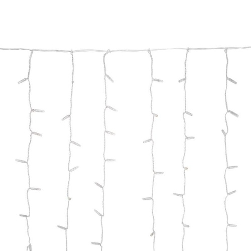 Гирлянда светодиодный Дождь 2х3 м, постоянное свечение, прозрачный провод, 230 В, диоды синие | код 235-153-6 | Neon-Night