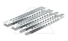 Рельс монтажный для секционных монтажных панелей EUPZ L=600мм, 1шт. | код WTPR-075060RS | ETA