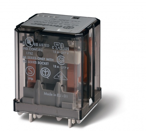 Силовое электромеханическое реле, монтаж на печатную плату, 2CO 16A, контакты AgCdO, катушка 230В АC, степень защиты RTI, опции: нет, упаковка 1шт. | код 622282300000PAS | FINDER Силовое электромеханическое реле, монтаж на печатную плату, 2CO 16A, контакты AgCdO, катушка 230В АC, степень защиты RTI, опции: нет, упаковка 1шт. | код 622282300000PAS | FINDER