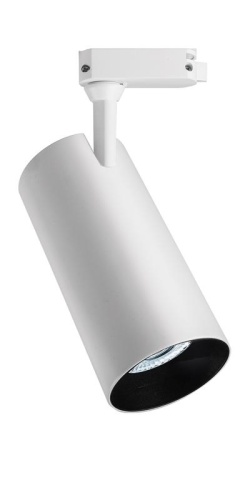 Светильник светодиодный трековый на шинопровод ДПО-32Вт 5000К 1350Лм угол светораспределения 24? белый IP40 | Код. 5041271 | JazzWay