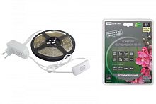 Комплект светодиодной ленты SMD2835-60 LED/м-12 В-4,8 Вт/м-IP20-3000 К (5 м), 24 Вт TDM | код SQ0331-0220 | TDM