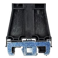 Концевой стопор с универсальным U-foot креплением, с возможностью маркировки стандартными шильдиками, высокий, ширина 10 мм, пластик/металл | код Z5.523.5653.0 | Wieland