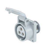 Розетка панельная PSS IP44 32A 3P 50В | код PSS034-032-05 | DKC