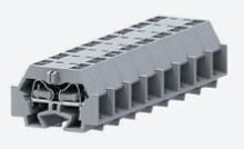 242353 Клемма TB концевая проходная 2-2 с бок. подключ. с защелк. ножками, светло-сер., шт | код 242353 | SUPU