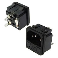 Разъём питания RUICHI AC-003, одинарный | код 84662 | Ruichi