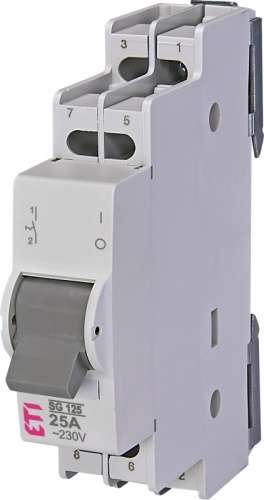 Выключатель SG 125 1p 25A (1-0) | код 760112108 | ETI Выключатель SG 125 1p 25A (1-0) | код 760112108 | ETI