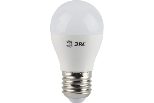 Лампа светодиодная LEDP45-5W-827-E27(диод,шар,5Вт,тепл,E27) | Код. Б0028486 | ЭРА
