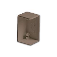 Заглушка для РКК-20х10 (коричневая) | код ЗГЛ-20х10-К | Ruvinil