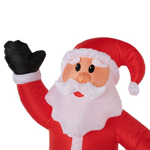 Фигура 3D надувная дед мороз приветствует, размер 240 см, внутренняя подсветка 5 LED, компрессор с адаптером 12В, IP 65 | код 511-112 | Neon-Night Фигура 3D надувная дед мороз приветствует, размер 240 см, внутренняя подсветка 5 LED, компрессор с адаптером 12В, IP 65 | код 511-112 | Neon-Night