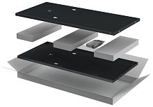 Комплект стенок боковых 600мм для шкафа 28U LINEA N чер. | код LN05-28UX6-X | ITK