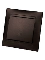 Выключатель на 2 направления 1 кл. 10А шоколад Лама TDM | код SQ1815-0506 | TDM