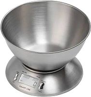 Весы кухонные электронные Galaxy Line GL2815 макс.вес:5кг серебристый | код 1896988 | GALAXY LINE