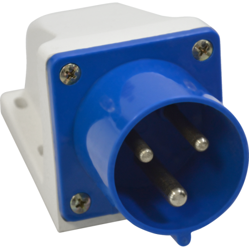 Вилка для монтажа на поверхность 523-32А-6h-220AC-2P+PE-IP44 (5 шт.) КЭАЗ | код 241216 | КЭАЗ