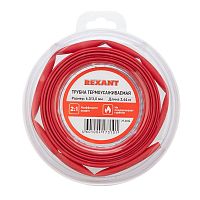 Трубка термоусаживаемая 6.0/3.0мм красн. ролик 2.44м | Код. 29-0034 | Rexant