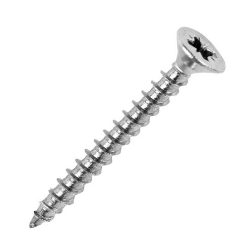 Саморез универсальный острый с потайной головкой 5x120 цинк (100шт/уп) Промрукав | код PR08.8884 | ПРОМРУКАВ