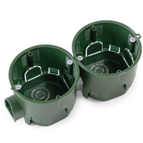 Коробка установочная 80-0550См углубленная безгалогенная (HF) 68х60 с саморезами (8шт/уп) | код 80-0550См | Промрукав фото 4