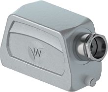 Крышка на кабель, разъема REVOS, Size 16, без уплотнителя, без защелки, 1 кабельный ввод IP54 M32x1,5, с боковым расположением, материал корпуса: алюминиевый сплав | код 71.353.1635.0 | Wieland